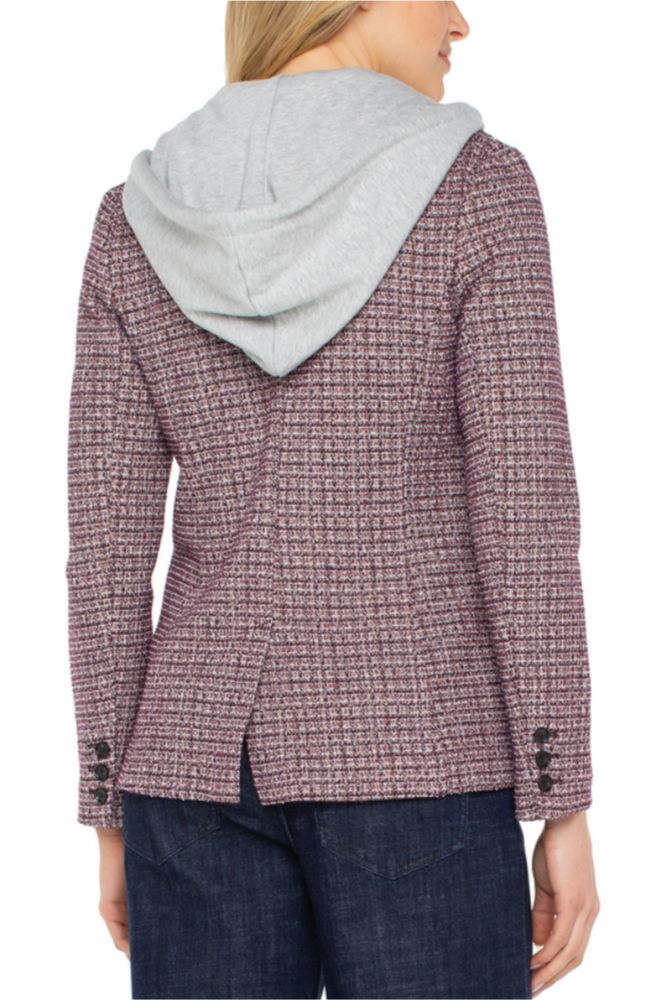 Boyfriend Blazer Removeable Hood