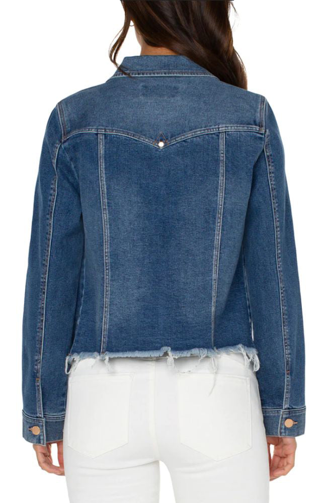 Trucker with Fray Hem