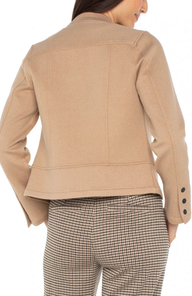 Biker Jacket in Camel