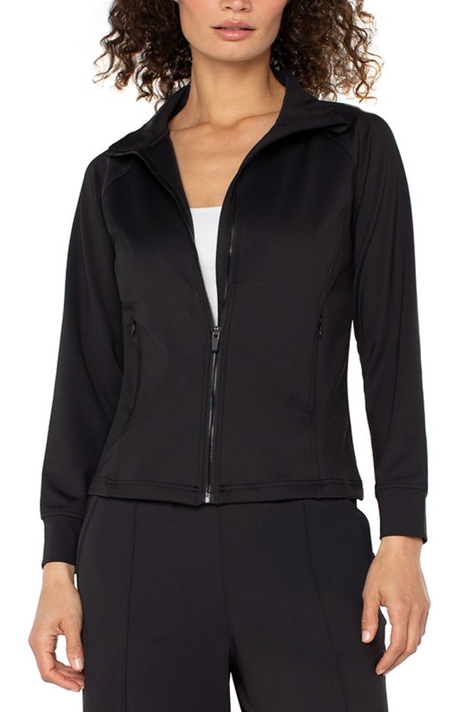 Full Zip Seamed Jacket