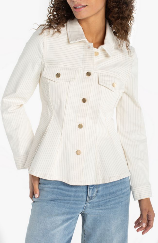 Fit and Flare Trucker Jacket
