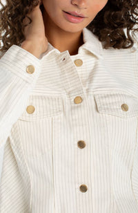 Fit and Flare Trucker Jacket