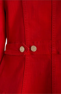 Peplum Jacket with Tab Detail