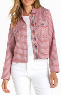 Shacket with Flap Pockets