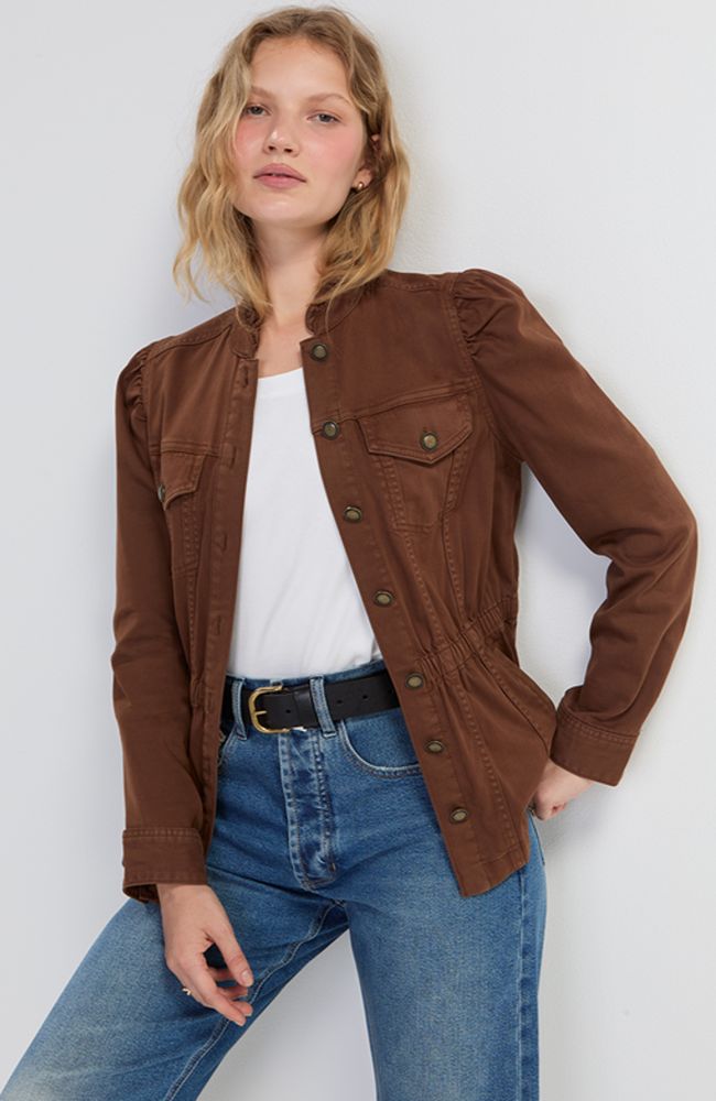 Puff Sleeve Trucker Jacket