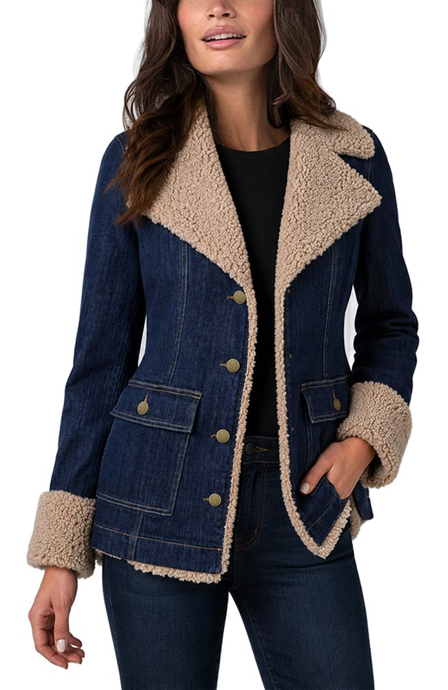 Sherpa Trimmed Collar Jacket