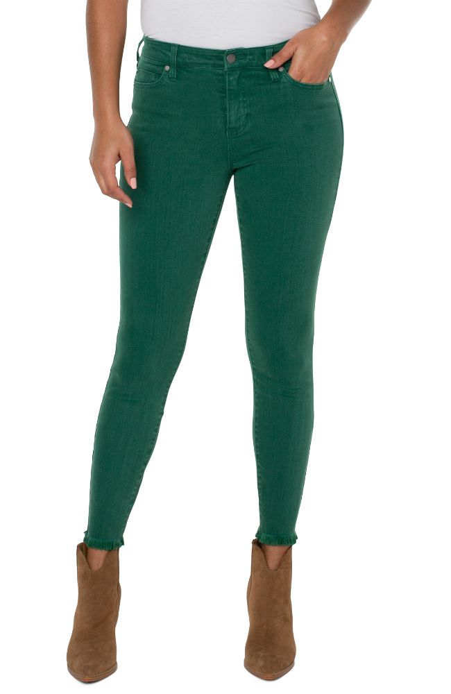 Abby Ankle Skinny Fray Hem