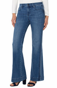 Hannah Crop Flare with Self Trim