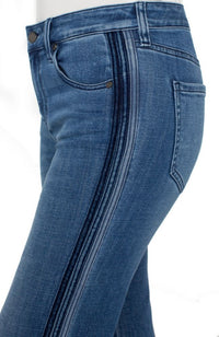 Hannah Crop Flare with Self Trim