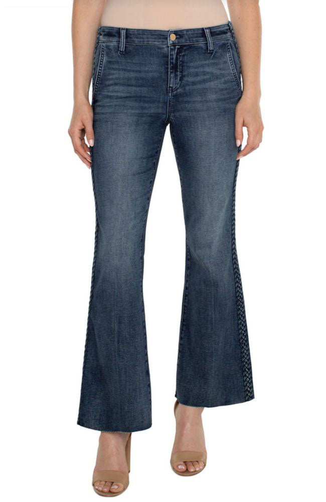 Hannah Flare with Braided Trim