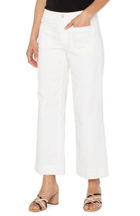 Corduroy Crop Patch Pocket Pants