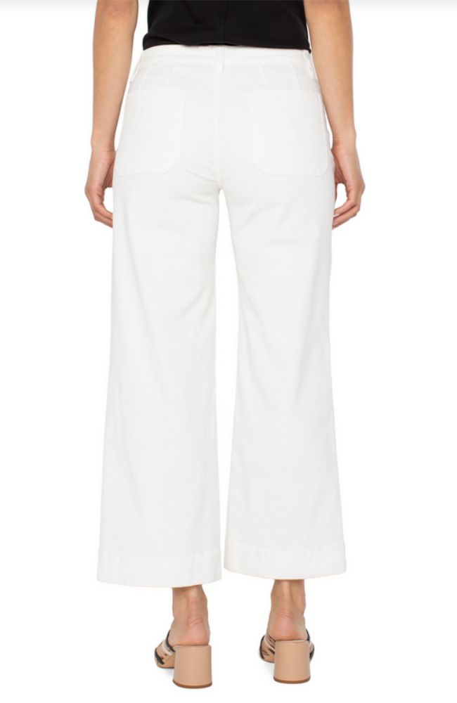 Corduroy Crop Patch Pocket Pants