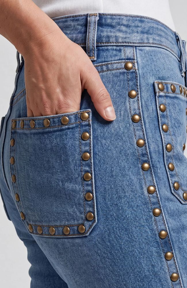 Hannah Flare with Patch Pockets