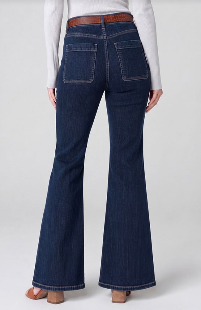 Hannah Flare w Patch Pockets