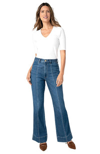 Relaxed HR Seamed Bootcut 30"