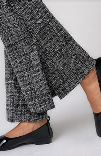 Mid Rise Ankle Flare Trouser