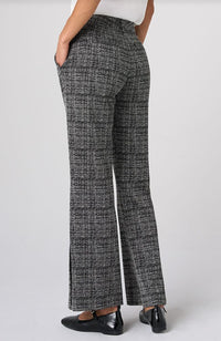Mid Rise Ankle Flare Trouser
