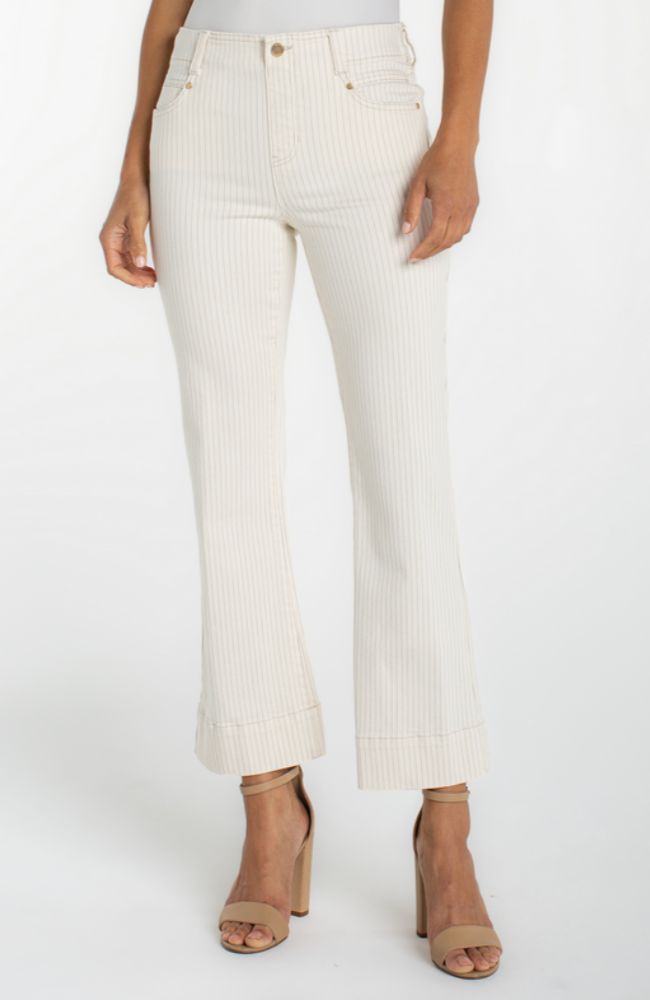 Gia Glider Crop Flare Wide Hem