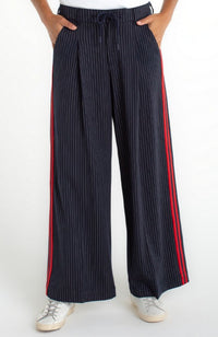 Pleated Trouser Side Stripe