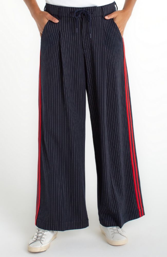 Pleated Trouser Side Stripe