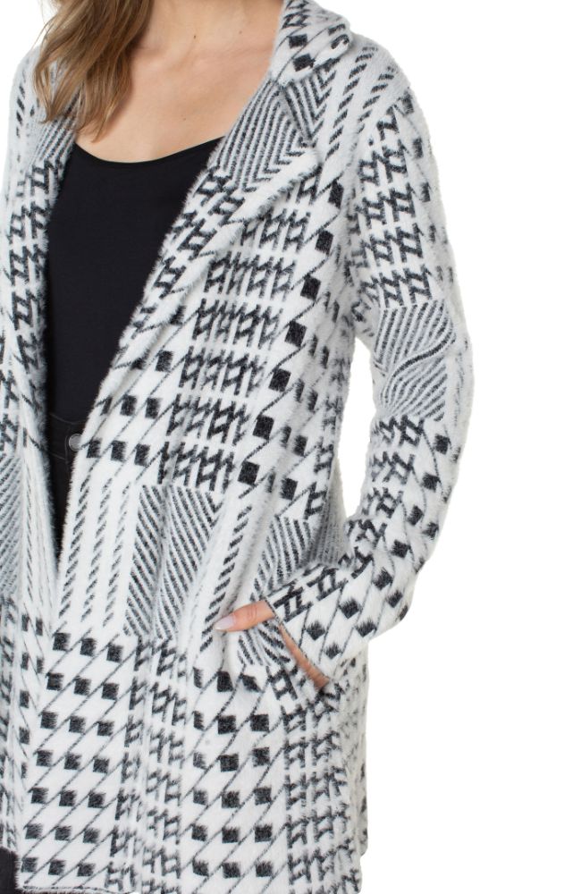 Open Front Sweater Coat