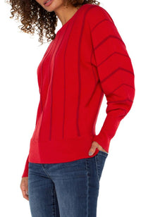Boat Neck Dolman Slv Sweater