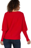 Long Sleeve Boat Neck Dolman Sweater