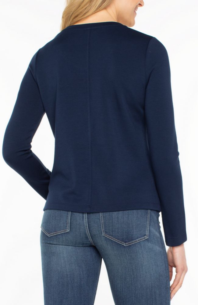 Long Sleeve Scoop Neck Knit Top