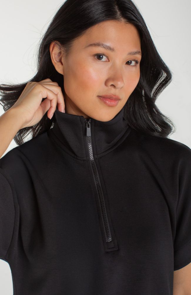Half Zip Popover Top