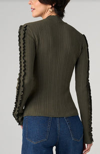 Mock Neck Long Sleeve Sweater