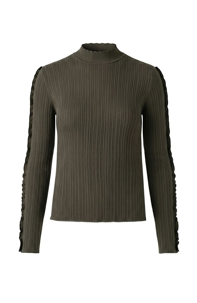 Mock Neck Long Sleeve Sweater