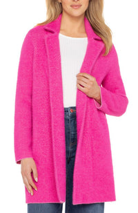 Long Sleeve Open Front Sweater Coat