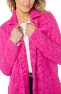 Long Sleeve Open Front Sweater Coat