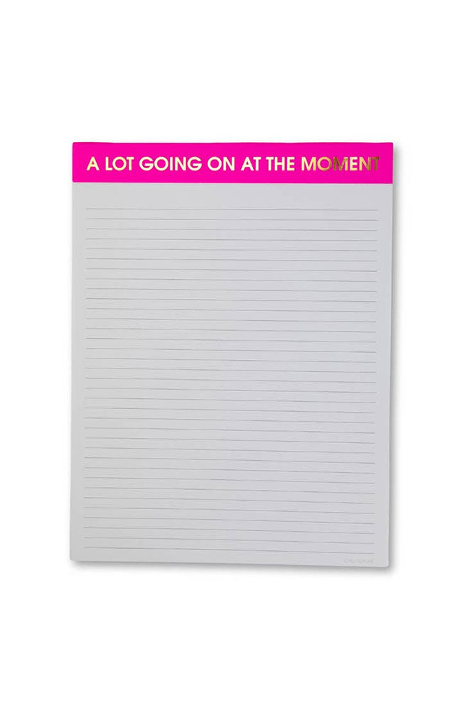 A Lot Going On Notepad