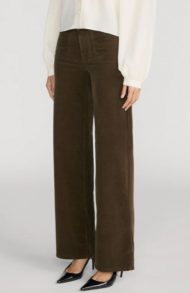 Le Slim Palazzo Modern Pocket Corduroy