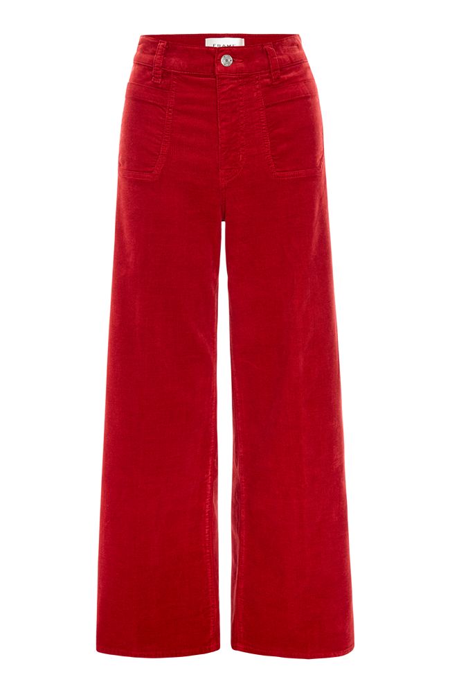 Le Slim Palazzo Modern Pocket Corduroy