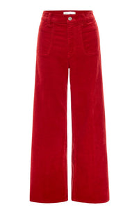Le Slim Palazzo Modern Pocket Corduroy