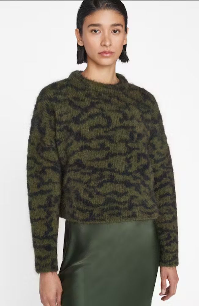 Abstract Jacquard Crew