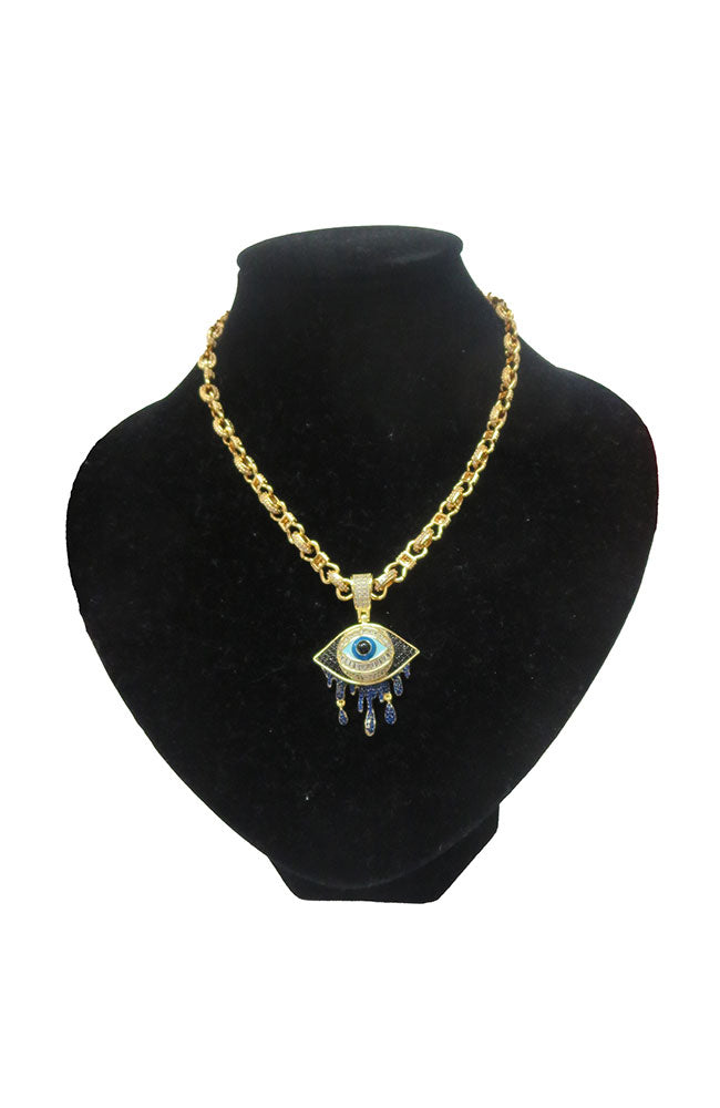 Chunky Gold Chain EE Medallion