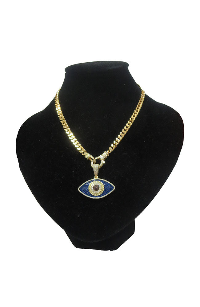 Rope Chain EE Medallion Gold