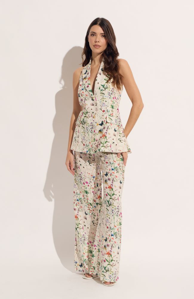 Lion Seashell Wide Leg Pants