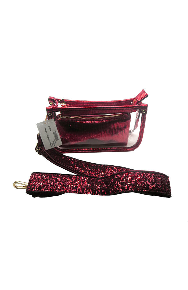 Jessica Clear Bag w 3 Straps
