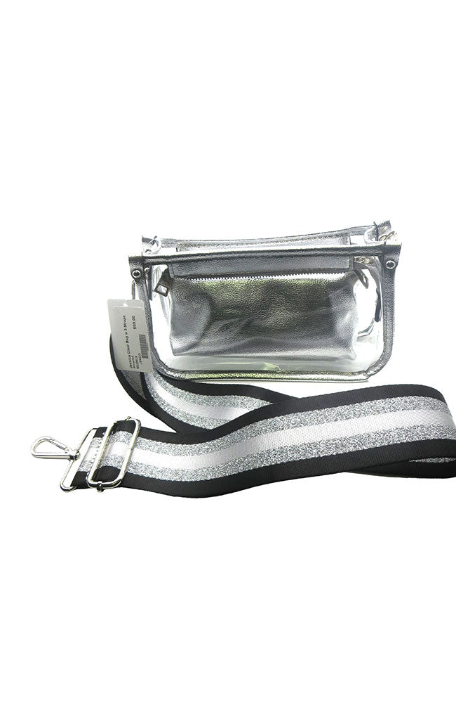 Jessica Clear Bag w 3 Straps
