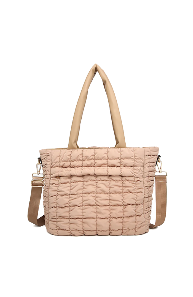 Kelly Quilted Puffy Tote