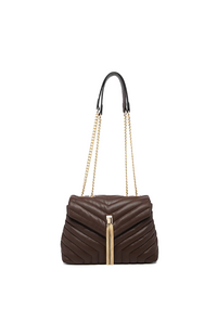 Thea Quilted Chevron Crossbody