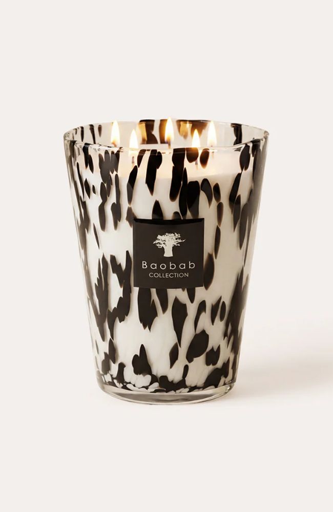 Candle Max 24 Pearls Black Grande