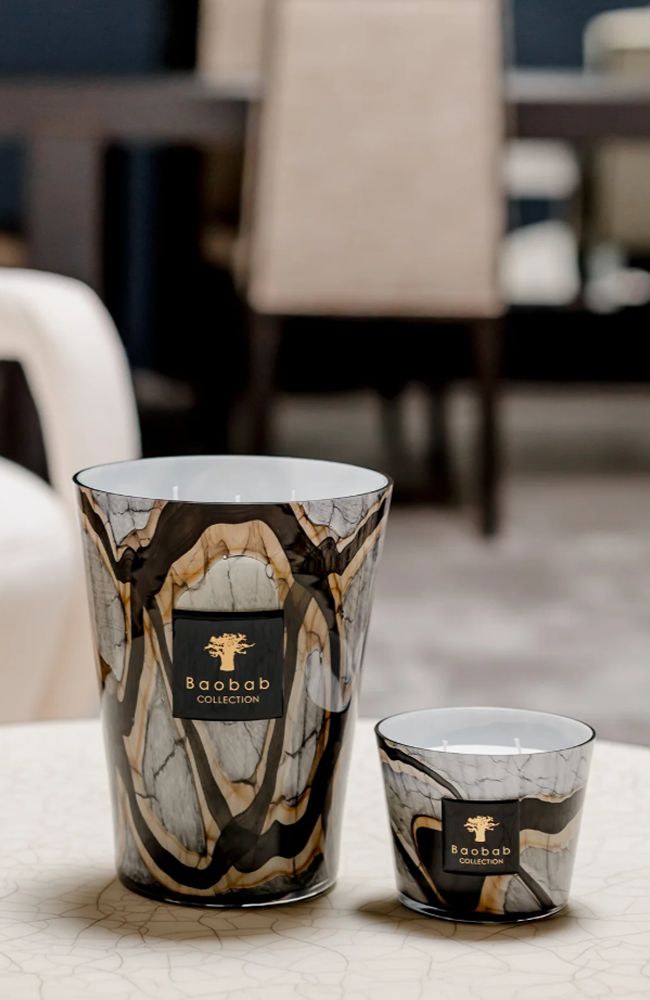 Candle Max 24 Pearls Black Grande