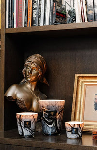 Candle Max 24 Stones Marble Grande