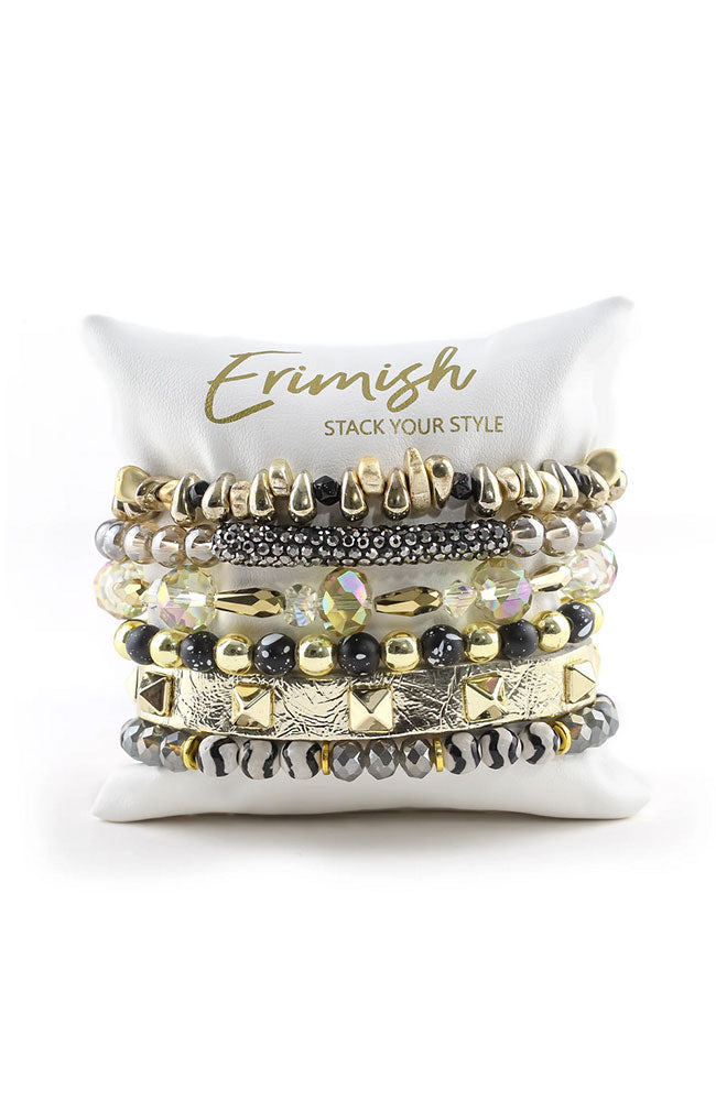 Metallic Bracelets Set