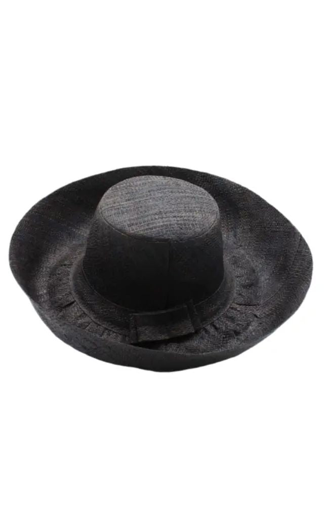 Sun Hat Black 5 Inch